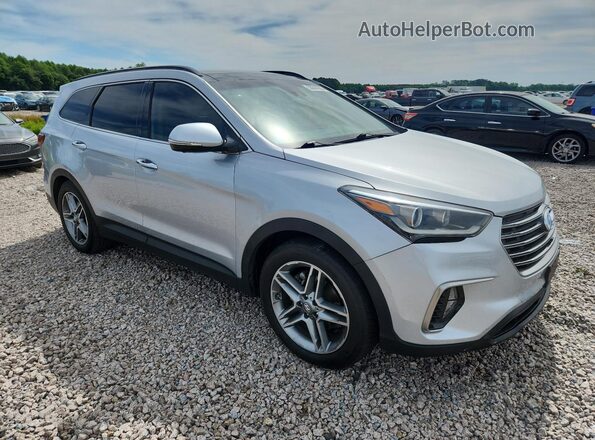 KM8SRDHF7JU292041 2018 HYUNDAI SANTA Серебряный Вид спереди