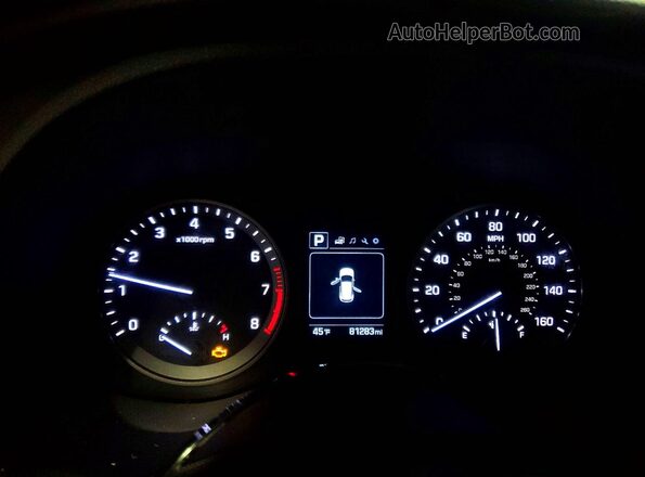 KM8J3CA49HU504495 2017 HYUNDAI TUCSON Red Вид задніх сидінь