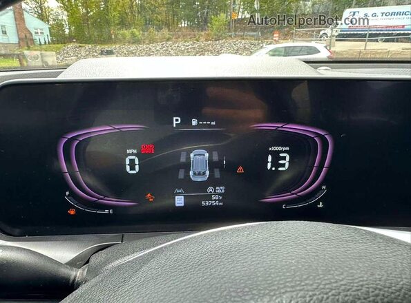5XYP2DGC8PG353106 2023 KIA TELLURIDE White Widok deski rozdzielczej