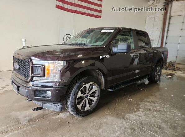 1FTEW1EP5KKC97788 2019 FORD F150 Бордовый Вид наклейки с VIN-кодом