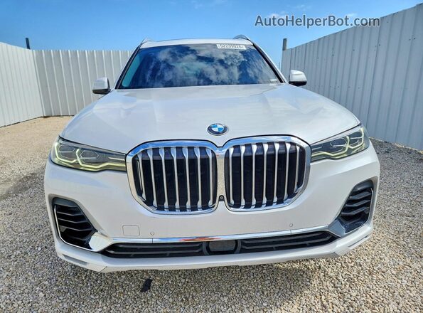 5UXCX4C55KLS36196 2019 BMW X7 Белый Вид сзади