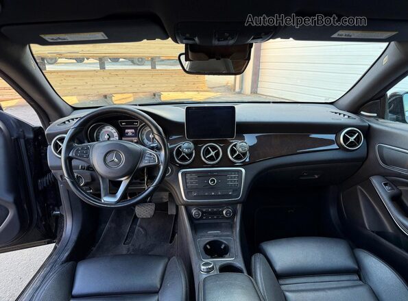 WDDSJ4GB0GN339106 2016 MERCEDES-BENZ CLA-CLASS Черный Вид задних сидений
