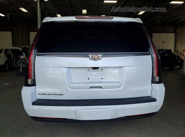 1GYS4JKJ9LR207084 2020 CADILLAC ESCALADE Белый Вид салона спереди