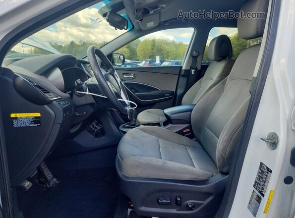 5XYZUDLB7GG343263 2016 HYUNDAI SANTA Белый Вид панели приборов