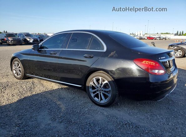 55SWF4JB9JU239113 2018 MERCEDES-BENZ C Black Rear right