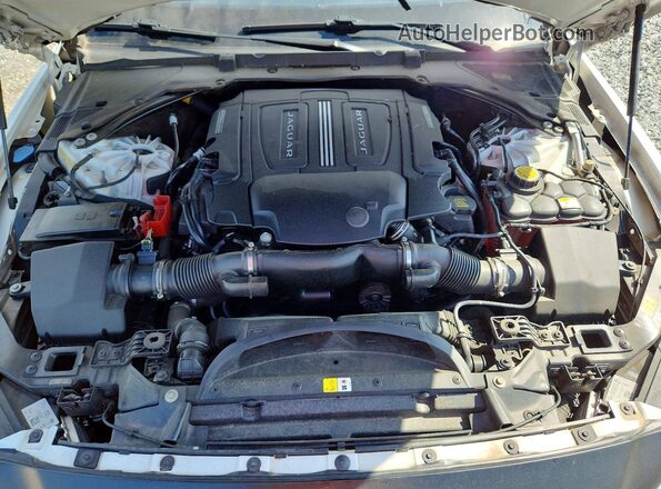 SAJAG4FV7KCP47415 2019 JAGUAR XF White Vista del compartimento del motor