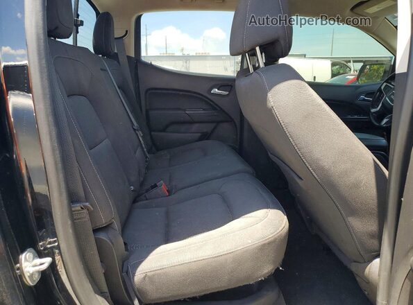1GTP6CE16H1203402 2017 GMC CANYON Black Widok wnętrza z tyłu