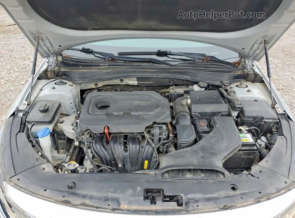 5XXGT4L35LG419791 2020 KIA OPTIMA Серебряный Вид подкапотного пространства