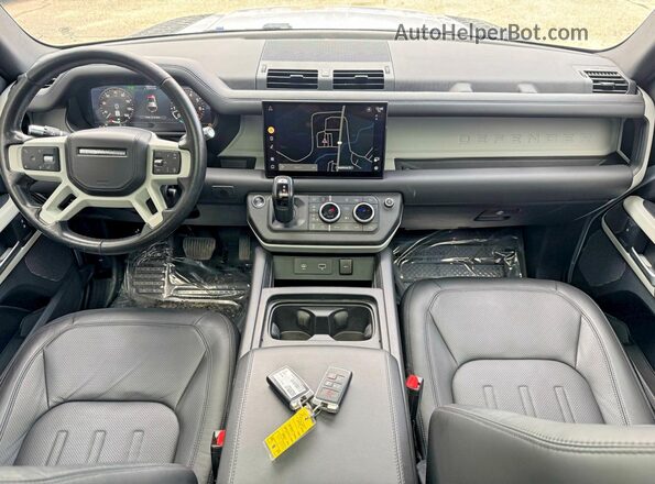 SALEW7RU6N2097910 2022 LAND ROVER DEFENDER Серебряный Вид подкапотного пространства