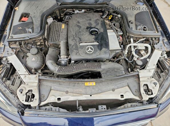 WDDZF4JBXHA081873 2017 MERCEDES-BENZ E Синий Вид подкапотного пространства