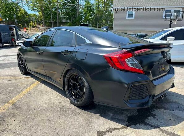 2HGFC1E54KH703743 2019 HONDA CIVIC Black Tył prawy