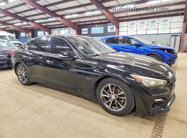 JN1EV7AR9HM841383 2017 INFINITI Q50 Черный Вид спереди