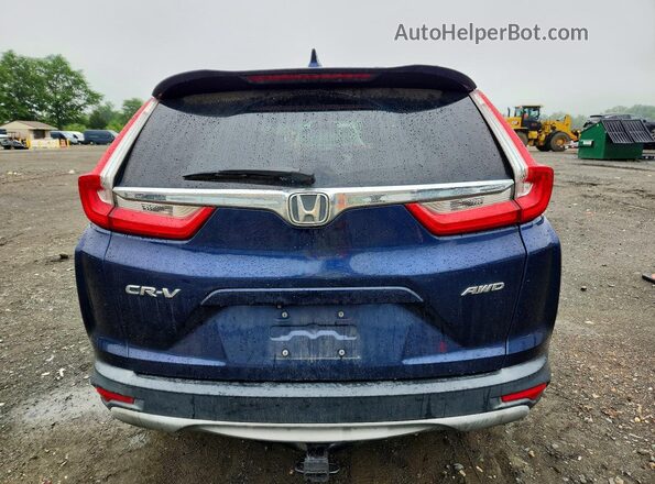 7FARW2H52KE019112 2019 HONDA CR-V Синий Вид салона спереди