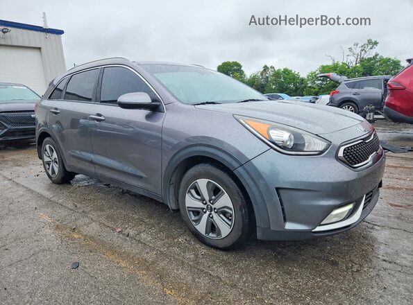 KNDCB3LC9J5109057 2018 KIA NIRO Gray Widok z przodu