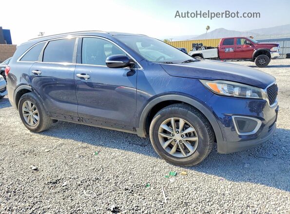 5XYPG4A56JG360932 2018 KIA SORENTO Синий Вид спереди