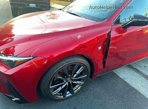 JTHGZ1B23S5093139 2025 LEXUS IS Красный Вид подкапотного пространства