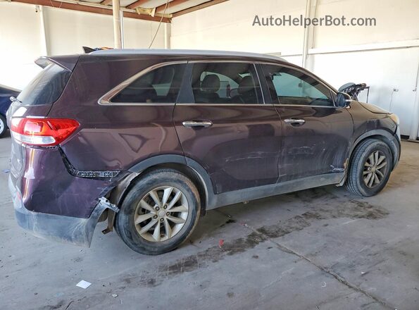 5XYPGDA35GG079499 2016 KIA SORENTO Burgundy წინა მარჯვენა
