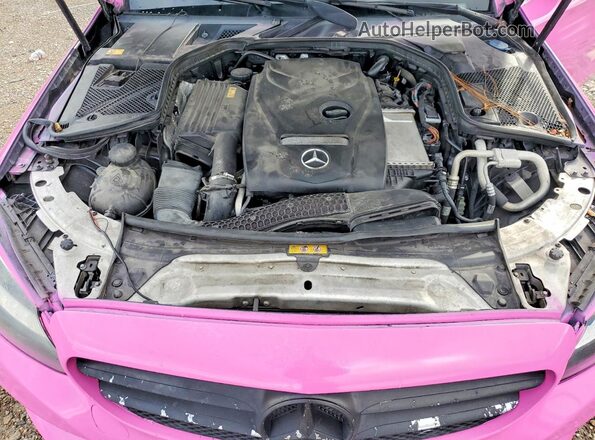 55SWF4JB6GU166002 2016 MERCEDES-BENZ C Pink Engine compartment view