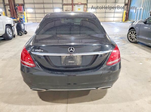 55SWF4HB5GU064485 2016 MERCEDES-BENZ C Black Հետևի տեսք