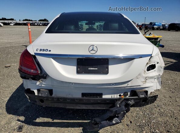 55SWF4HB5JU261681 2018 MERCEDES-BENZ C Белый Вид сзади