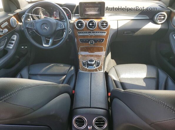 55SWF4HB5JU261681 2018 MERCEDES-BENZ C Белый Вид панели приборов