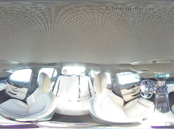 55SWF4HB6JU237180 2018 MERCEDES-BENZ C White Vista de la etiqueta del VIN