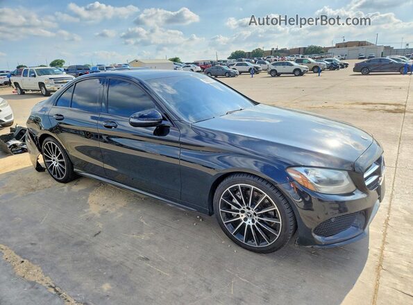 55SWF4JB0JU276308 2018 MERCEDES-BENZ C Black წინა მარჯვენა