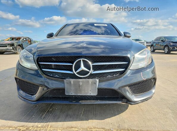 55SWF4JB0JU276308 2018 MERCEDES-BENZ C Black წინა ხედი