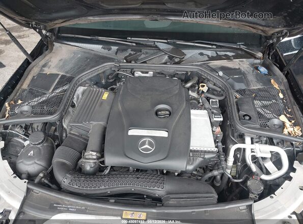 55SWF4JB0JU279855 2018 MERCEDES-BENZ C-CLASS Black Widok z tyłu