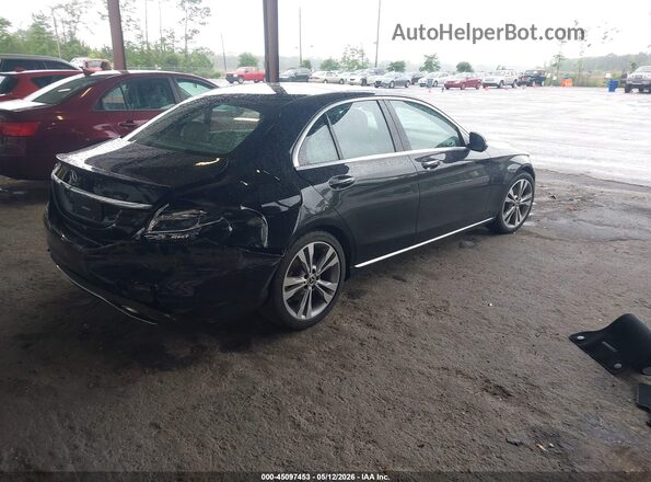 55SWF4JB0JU279855 2018 MERCEDES-BENZ C-CLASS Black Tył prawy