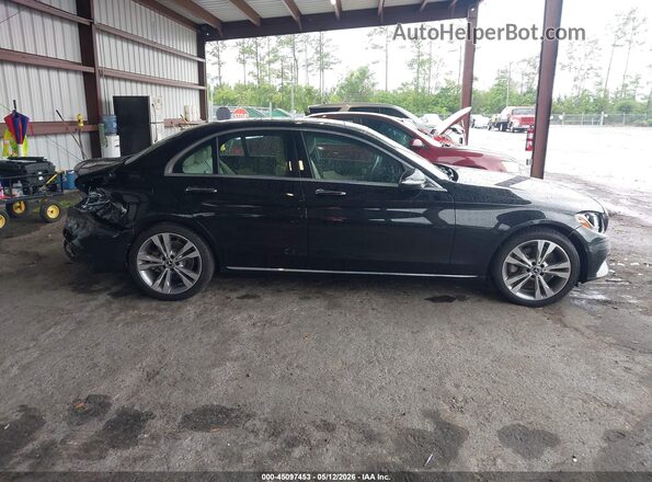 55SWF4JB0JU279855 2018 MERCEDES-BENZ C-CLASS Black Widok wnętrza z tyłu