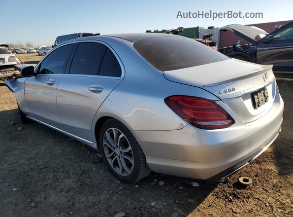 55SWF4JB1GU145901 2016 MERCEDES-BENZ C Silver Задня ліва чверть