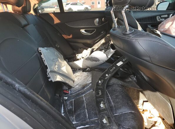 55SWF4JB1GU145901 2016 MERCEDES-BENZ C Silver Вид задніх сидінь