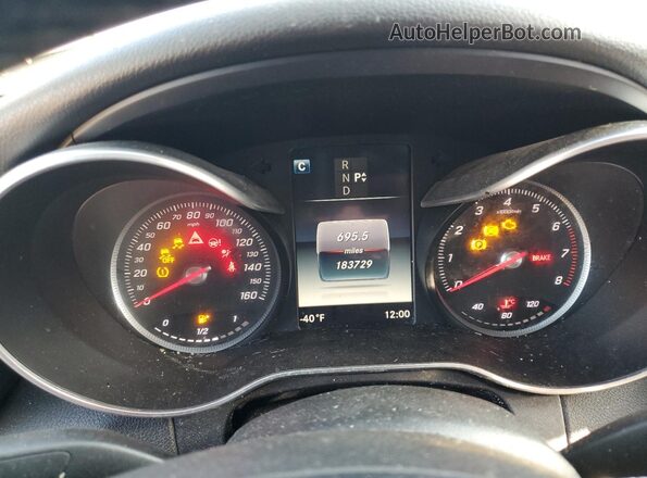 55SWF4JB1GU145901 2016 MERCEDES-BENZ C Silver Вид щитка приладів