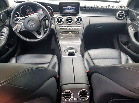 55SWF4JB1GU151259 2016 MERCEDES-BENZ C Black Вид панелі приладів