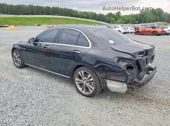 55SWF4JB1GU151259 2016 MERCEDES-BENZ C Black Задня ліва чверть