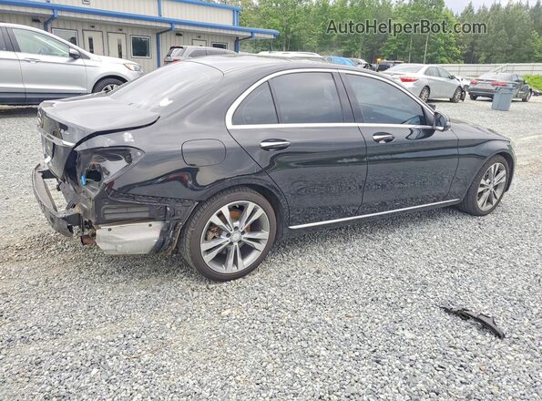 55SWF4JB1GU151259 2016 MERCEDES-BENZ C Black Задня права чверть