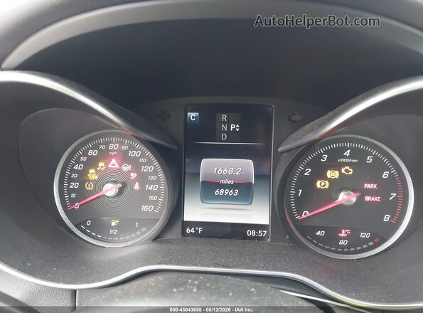 55SWF4JB3GU103391 2016 MERCEDES-BENZ C-CLASS Gray Հետևի նստատեղերի տեսք
