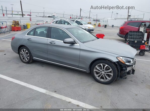 55SWF4JB3GU103391 2016 MERCEDES-BENZ C-CLASS Gray Առջևի աջ