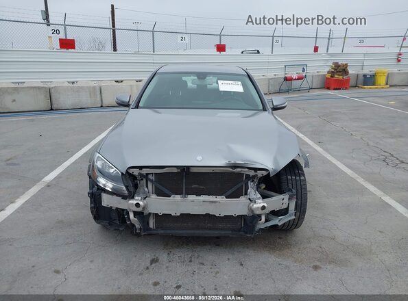 55SWF4JB3GU103391 2016 MERCEDES-BENZ C-CLASS Gray Սալոնի հետևի տեսք