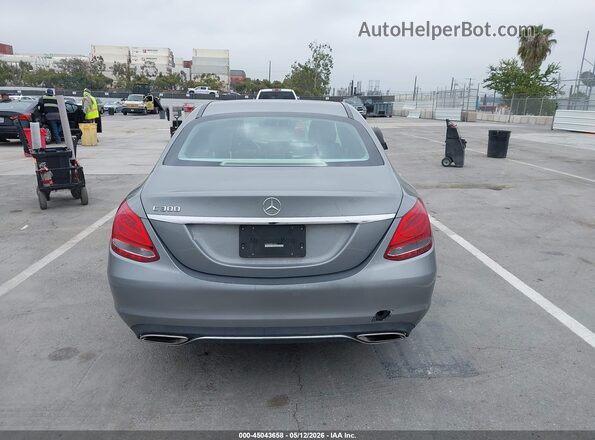 55SWF4JB3GU103391 2016 MERCEDES-BENZ C-CLASS Gray 