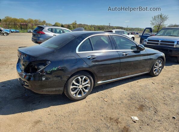 55SWF4JB4GU141664 2016 MERCEDES-BENZ C Black Задня права чверть