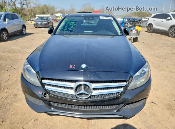 55SWF4JB4GU141664 2016 MERCEDES-BENZ C Black Вид спереду