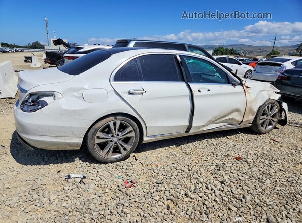 55SWF4JB4HU196407 2017 MERCEDES-BENZ C-CLASS White Հետևի աջ