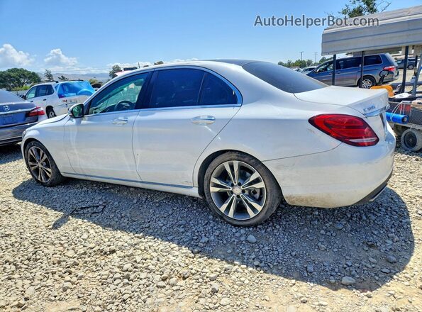 55SWF4JB4HU196407 2017 MERCEDES-BENZ C-CLASS White Հետևի ձախ