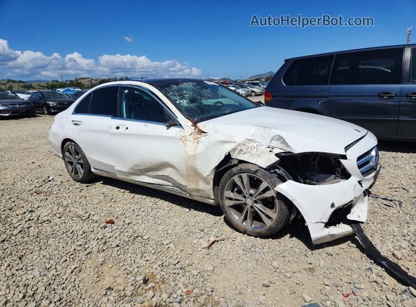55SWF4JB4HU196407 2017 MERCEDES-BENZ C-CLASS White Առջևի աջ
