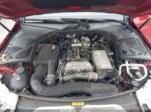 55SWF4JB4JU236684 2018 MERCEDES-BENZ C-CLASS Красный Вид сзади