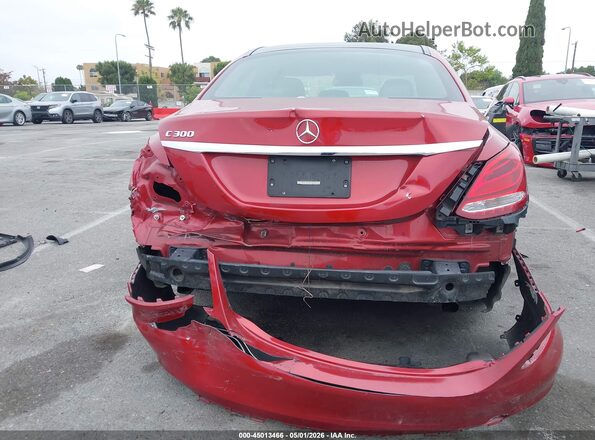 55SWF4JB4JU236684 2018 MERCEDES-BENZ C-CLASS Красный 