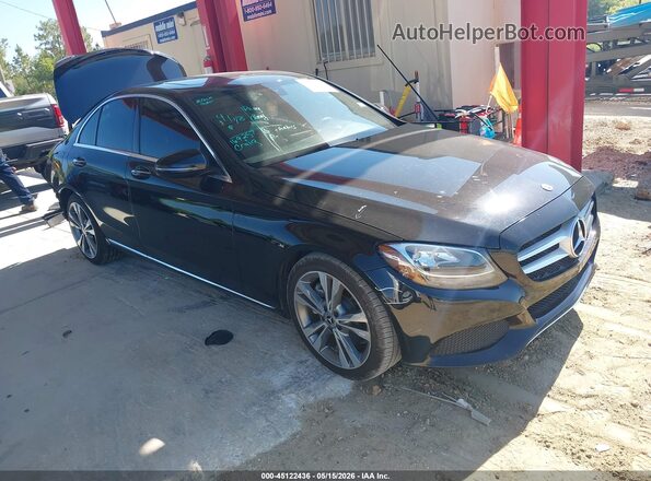 55SWF4JB4JU276148 2018 MERCEDES-BENZ C-CLASS Black Առջևի աջ