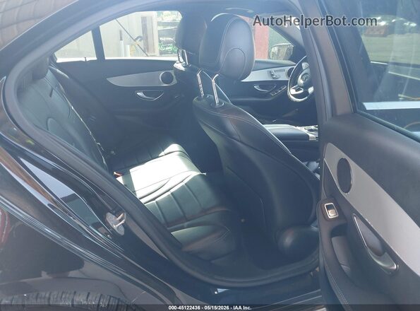 55SWF4JB4JU276148 2018 MERCEDES-BENZ C-CLASS Black VIN կոդի պիտակի տեսք